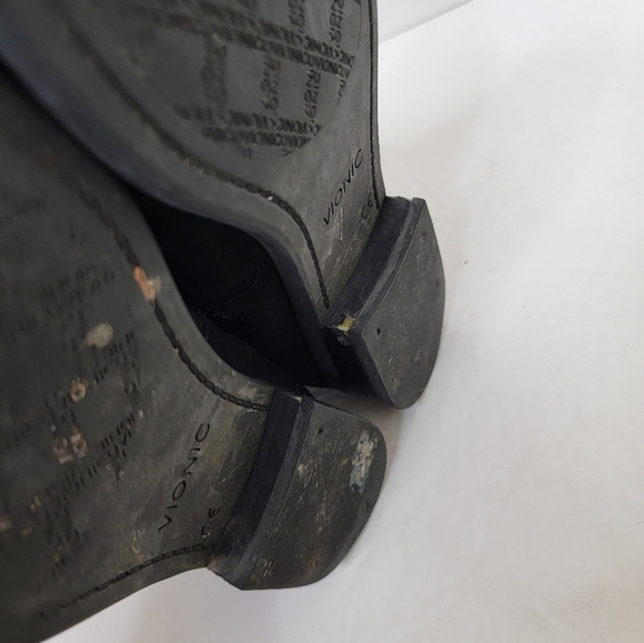 VIONIC Orthaheel Country Crescent Suede Boots Ankle Buckle Size 7.5 - Picture 10 of 14